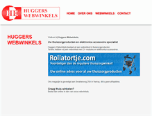Tablet Screenshot of huggers.nl
